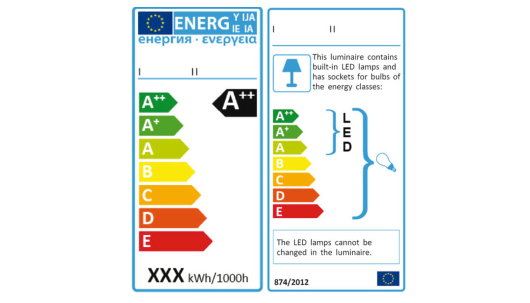 Lámparas y bombillas deben llevar obligatoriamente su etiqueta de eficiencia energética